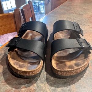 Black Birkenstock Arizona Sandals